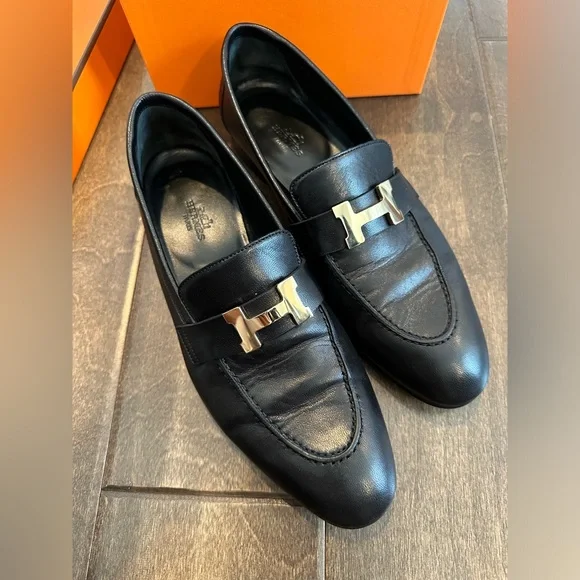 HERMES Paris Loafer 38 - Picture 12 of 14
